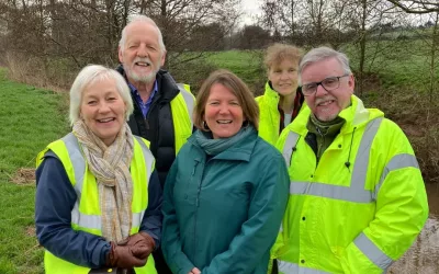 River testing in Bromyard