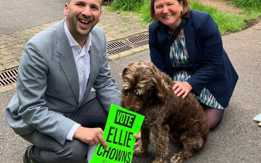 Ellie Chowns and Green Party Deputy Leader Zack Polanski