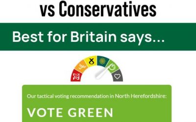 Best for Britain says vote Green in North Herefordshire