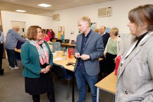 Ellie is talking to the man from Severn Wye Agency