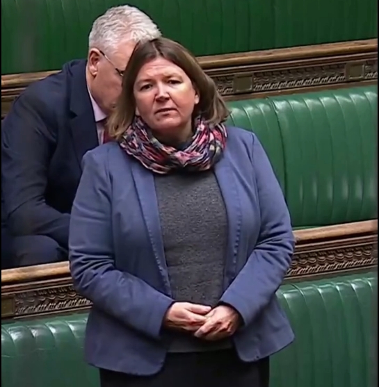 MP Ellie Chowns is standing in House of Commons, and ask questions about Warm House Plam
